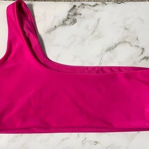 One shoulder swim top